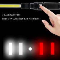 ไฟฉายฉุกเฉินสำหรับตั้งแคมป์ในไฟแอลอีดี XPE ไฟสำหรับ USB โรงรถไฟ360 ° พับได้ไฟฉายแสงวาบแม่เหล็ก