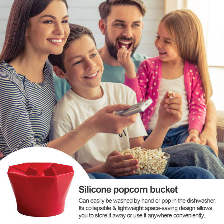Kitchen Large Microwave Popcorn Maker BPA Free Silicone Popcorn