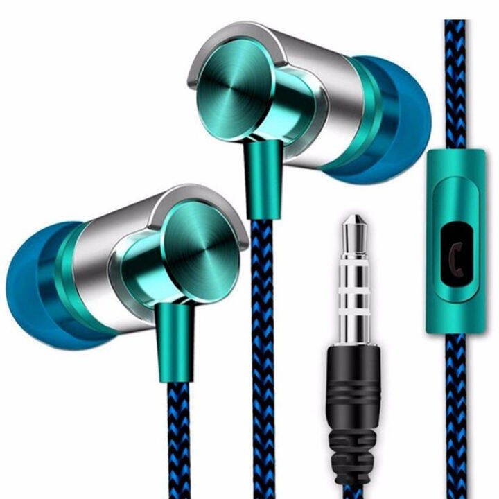 fashion2023earphones-3-5มิลลิเมตรในหู1-2เมตรสายควบคุมกีฬาชุดหูฟังหูฟังแบบมีสายสำหรับหัวเว่ยเกียรติมาร์ทโฟนพร้อมไมโครโฟน