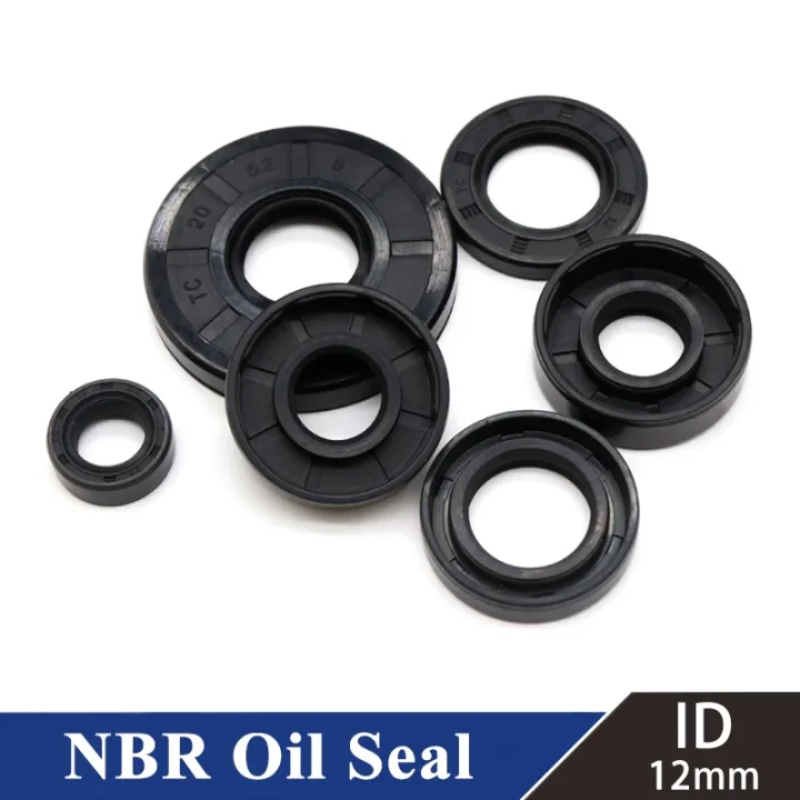 ID 12mm NBR Nitrile Rubber Shaft Oil Seal TC12x19/20/21/22/23/24/25/26