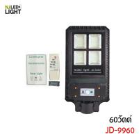 SEL ไฟโซล่าเซลล์ NJLED LIGHT JD99   โคมไฟถนน สปอตไลท์ Solar LED Light JD-9960 60W 60วัตต์ (แสงสีขาว) Solar light  พลังงานแสงอาทิตย์