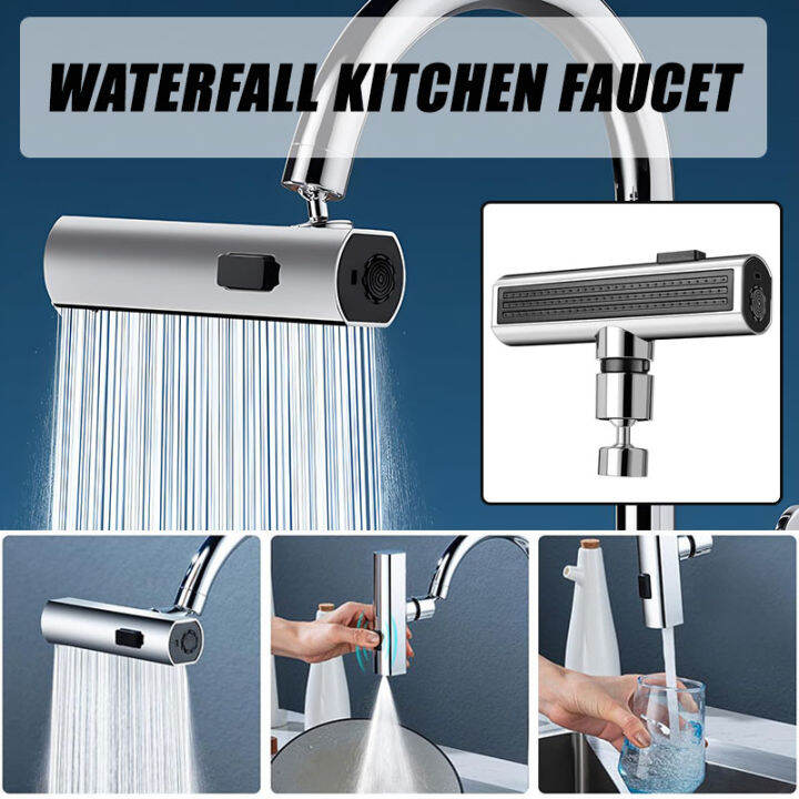 In Waterfall Kitchen Faucet Multifunctional Kitchen Faucet Sprayer