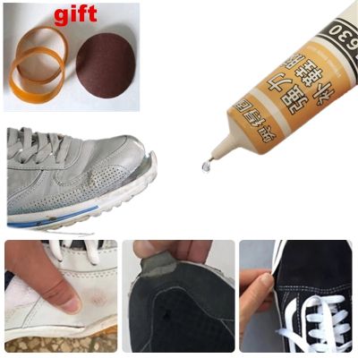 60ml Shoe Repair Glue Waterproof Sealant Worn Strong Shoe Glue Adhesive Tube Fix Soles Heels Leather Rubber Boots Repair Glue Adhesives Tape