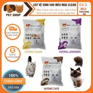 Cát Vệ Sinh Cho Mèo Max Clean 4Kg Vón Cực Nhanh, Rất Ít Bụi thumbnail