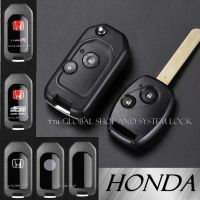 กรอบกุญแจ Honda Jazz City Brio Civic FD Brio Mobilio Key ฮอนด้า แบบพับ พร้อมโลโก้ (( พร้อมส่ง ))