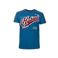 Hybrid T-Shirt Men ไฮบริดเสื้อยืดชายแขนสั้น สีฟ้า(Blue)MTS-1371-BU