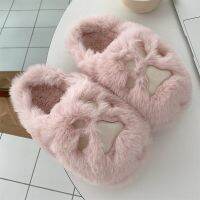 2021 Winter Women Slipper Cat Claw Cotton Home Slippers Warm And Non Slip Indoor Household Plush Slipper For FemaleTH