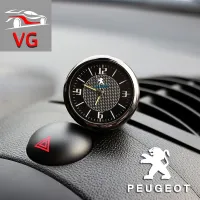 นาฬิกาควอตซ์เรืองแสงสำหรับรถยนต์เหมาะสำหรับ Peugeot 205 301 308S 309 406 605 607 3008 807 RCZ นาฬิกาอิเล็กทรอนิกส์แสดงผลส่องสว่าง