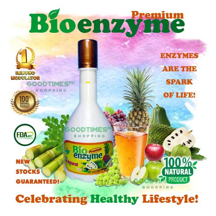 BIOENZYME PREMIUM Original 500ml Enzyme Juice Food Supplement Aids