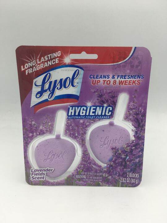 Lysol Automatic Toilet Bowl Cleaner 2.82oz (80g) Lavender Fields