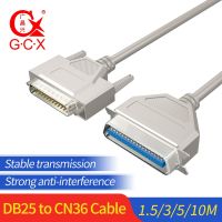 Db25กับสายเคเบิลแบบขนาน Cn36ตัวเชื่อมต่อการพิมพ์ Lpt Db 25ขาตัวผู้ไปยัง Db 36สายสายเครื่องพิมพ์ Ieee1284ตัวเมีย