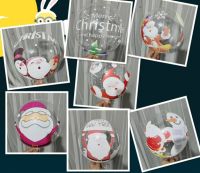 bubble christmas 20 inch balloon บับเบิ้ล คริสมาส แซนต้าครอส