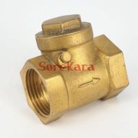 3/4 BSP Female Brass Swing Check Valve One Way Valve For Water Pipe Plumbing