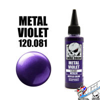 SKULL COLOR 120.081 METAL VIOLET ACRYLIC COLOR 60ML METALLIC สีอะครีลิกสำหรับพลาสติก โมเดล VCA GUNDAM