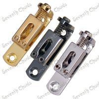 WK-A Set 6 Pcs Individual Bridge Saddles Tailpiece for Electric Guitar With Flat  Saddle - Black Chrome gold for choose