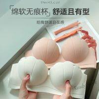 【Ready Stock】 ✇✁ C15 Strapless Small Breast Gathering Frameless Anti-Sagging Bra