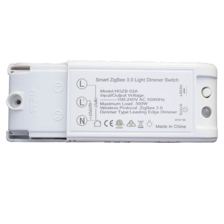 zigbee-dimmer-300w-รับประกัน5ปี-open-circuit-protection-ระบบอัตโนมัติภายในบ้านและการควบคุมด้วยเสียง-rubber-cable-dimmer-module