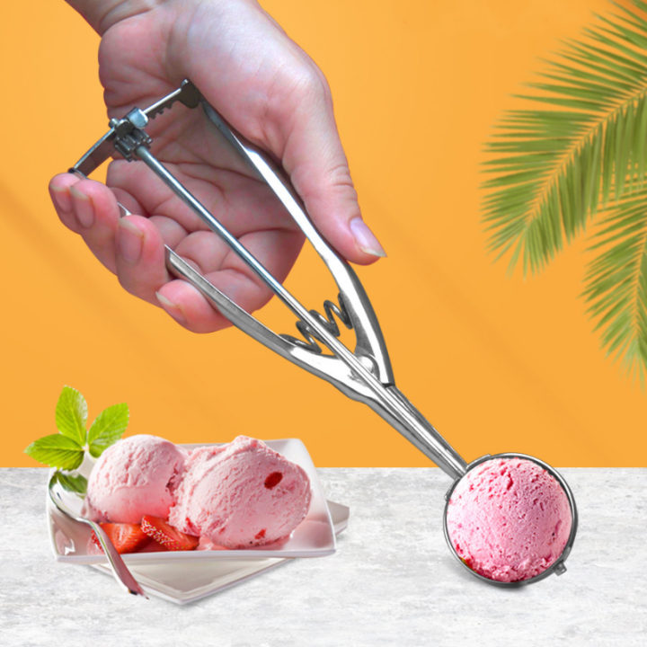 5cm Stainless Steel Mechanical Ice Cream Scoop 