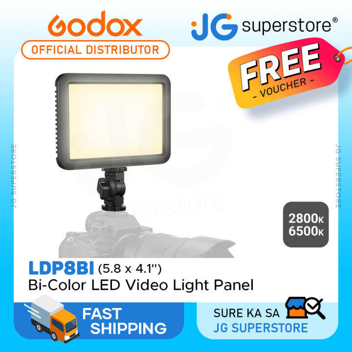 Godox LDP8BI Bi-Color / LDP8D Daylight LED Video Light Panel 5600K ...