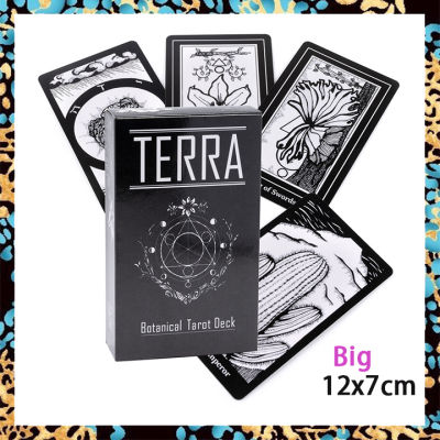 Terra Botanical ไพ่ทาโรต์ | ขนาดใหญ่มาตรฐาน12X7Cm | 78ไพ่ทาโร่ S | ไพ่ทำนาย | ไพ่ยิปซี ไพ่ออราเคิล ไพ่ยิบซี ไพ่ทาโร่ ไพ่ดูดวง Tarot Card Deck