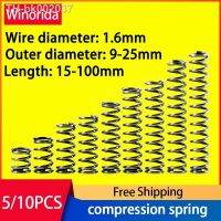 ✷♈ 65Mn Pressure Spring Compressed Spring Release Spring Wire Diameter 1.6mm Outer Diameter 9-25mm Return Spring