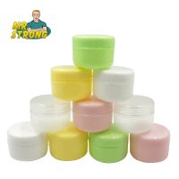 【YF】℡  10PCS Refillable Bottles Plastic Makeup Jar Pot Face Cream/Lotion/Cosmetic 5 Colors