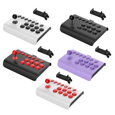 Mini Arcade Fight Stick Universal Portable Arcade Game Fighting Joystick With Turbo/Macro Functions Nostalgic Street Fighter Arcade Games Accessories For PC capable