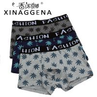 Mens Weed Underwear Boxer Maple Leafs Shorts New Fashion Comfortable Cotton Casual Underwear Cueca