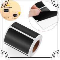 NAICKERTH 150pcs/roll บ้าน กระดานดำ เครื่องเทศ ปากกามาร์กเกอร์ แท็กขวด สติ๊กเกอร์ฉลาก ป้ายกระดานดำ