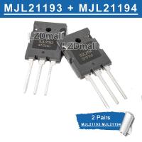 2คู่ (2ชิ้น MJL21193 + 2ชิ้น MJL21194 ) TO-3PBL MJL 21193 21194 TO-3PL 16A/250โวลต์/200วัตต์ทรานซิสเตอร์พลังงานใหม่เดิม IC