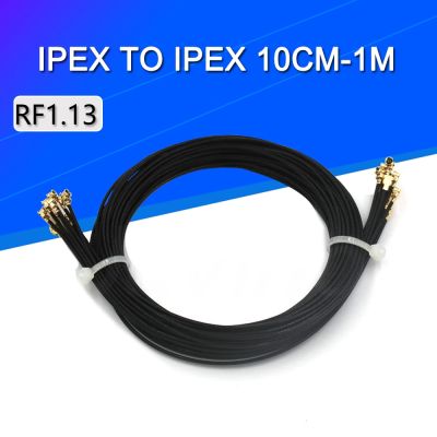 5PCS IPEX UFL RF 1.13 Jumper GSM GPRS 3G WIFI Module Antenna Coaxial Cable Jumper IPEX TO IPEX IPEX to soldering 50 ohms