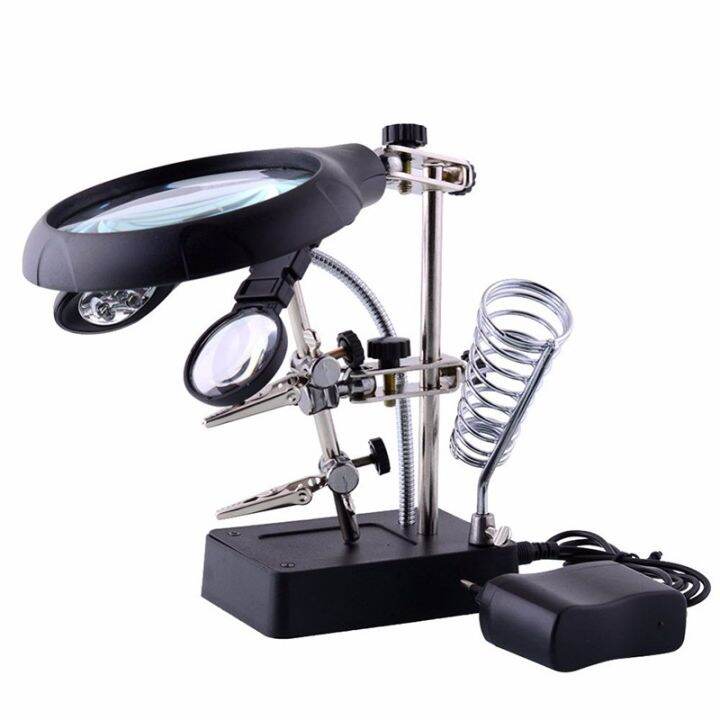 mg16129-c-welding-magnifying-glass-clamp-5-led-auxiliary-clip-magnifier-hand-soldering-solder-iron-stand-holder-station