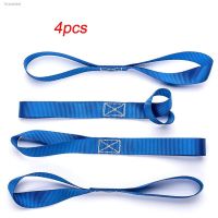 ☌✒ 4Pcs Soft Strap Loops Motorcycle Tie Downs Buckle Wrap Band Straps Luggage Bandage Hauling Belt Towing Ropes Rope