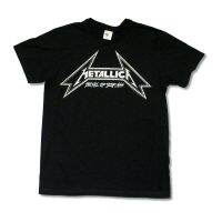 Hot sale Metallica Band Thin Lizzy band graphic Mens 100% Cotton Round Neck Short Sleeve T-Shirt  Adult clothes