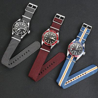 High Quality Nylon Watchband For ROX Tu Dor  Parachute Strap 20Mm 21Mm 22Mm Breathable Bracelet Outdoor Sports Watchband
