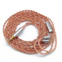 【cw】 FAAEAL 4Core High Purity Copper cable with 2Pin/MMCX Connector 3.5/2.5/4.4mm Gold-plated plug Earphone Upgrade Cable For TFZ/TRN