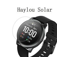 (3PC) กระจกเทมเปอร์สำหรับ Haylou พลังงานแสงอาทิตย์ LS05ปกป้องหน้าจอที่ครอบสำหรับ XiaoMi Haylou พลังงานแสงอาทิตย์สมาร์ทวอท์ช