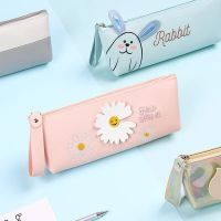 ●♠  Kawaii Cases Large Capacity Holder for Office Student Stationery Organizer School Supplies  Pe