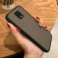 เคส Redmi Note 9 Pro Max case ผิวบางเฉียบรู้สึก Frosted เลนส์ใสกล้องฟิล์มป้องกัน Hard Back Shell ขอบซิลิโคนอ่อนนุ่ม Full Cover