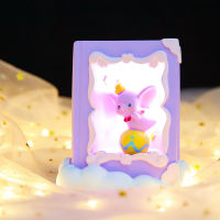 โคมไฟ3d Dumbo สำหรับตกแต่งห้อง Anime Cartoon Dumbo Resin Night Light สำหรับเด็กของขวัญคริสต์มาสวันเกิดของขวัญ Toys