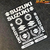 เหมาะสำหรับซูซูกิซูซูกิรถจักรยานยนต์สติ๊กเกอร์กันน้ำโลโก้ตกแต่งสติกเกอร์สะท้อนแสงเหยียบร่างกายการดูดซึม Shock รูปลอก