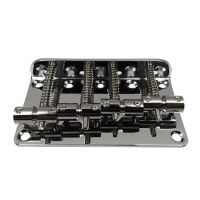 FLEOR Vintage Bass Bridge 4 String Electric Bass Bridge Chrome