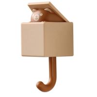 Creative Cat Hook Cute Seamless Dormitory Bedroom Door Hangers Hooks Key Umbrella Towel Cap Coat Rack