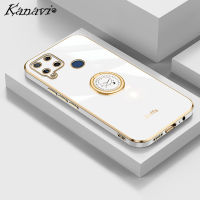 Kanavi เคสโทรศัพท์แฟชั่นสำหรับ Realme C15 C12 C25 C17 C11 C20 C11 C25Y C2021 C21Y ชุบโลหะด้วยไฟฟ้าสุดหรูฝาครอบโทรศัพท์ซิลิโคนนิ่มกันกระแทก