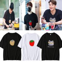 【New】เสื้อยืดแฟชั่น 【hot tshirts】GOT7 Wang Jiaer สไตล์เดียวกันผู้ชายและผู้หญิงหลวมพิมพ์รอบคอสั้นเสื้อยืดคู่เสื้อผ้าฤดูร้อน 20