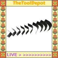 TheToolDepot ชุดเครื่องมือเจาะรูเหล็กคาร์บอนเข้ามุมเข็มขัดแต่งด้วยวัสดุ10ชิ้นที่ตัดลายกระดาษงานฝีมือ DIY