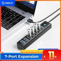 【LZ】☸♛┇  Orico-usb 30 hub 7 portas transmissão de alta velocidade tipo c para expansão do computador acessórios de computador