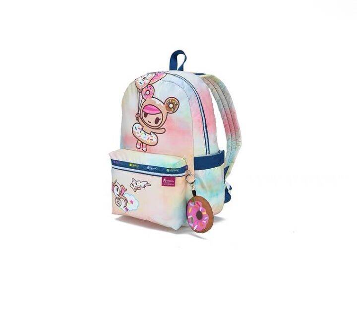 lesportsac-2023-tokidoki-ใหม่กระเป๋าเป้กระเป๋านักเรียนกระเป๋าเป้กระเป๋าคอมพิวเตอร์-l183