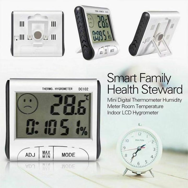 digital-humidity-meter-dc103-thermometer-moisture-meter-เครื่องวัดความชื้นอากาศ-วัดอุณหภูมิ-ความชื้น-ห้อง-นอน-วัดความชื้นสัมพัทธ์-ความชื้นสมบูรณ์-เครื่องวัดอุณหภูมิห้อง