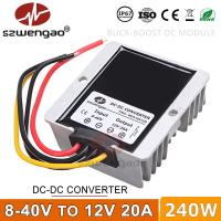 Szwengao 10A 6A 8-40V 10V 13.8V 19V 30V ถึง12V 20A สเต็ปดาวน์ดาวน์โมดูลพลังงานบูสเตอร์แปลง DC โคลงแรงดันไฟฟ้า